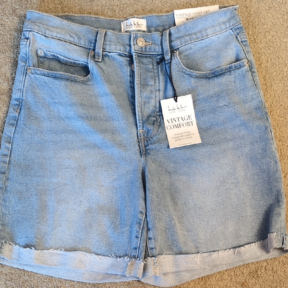 Nicole Miller Light Blue Jean Shorts